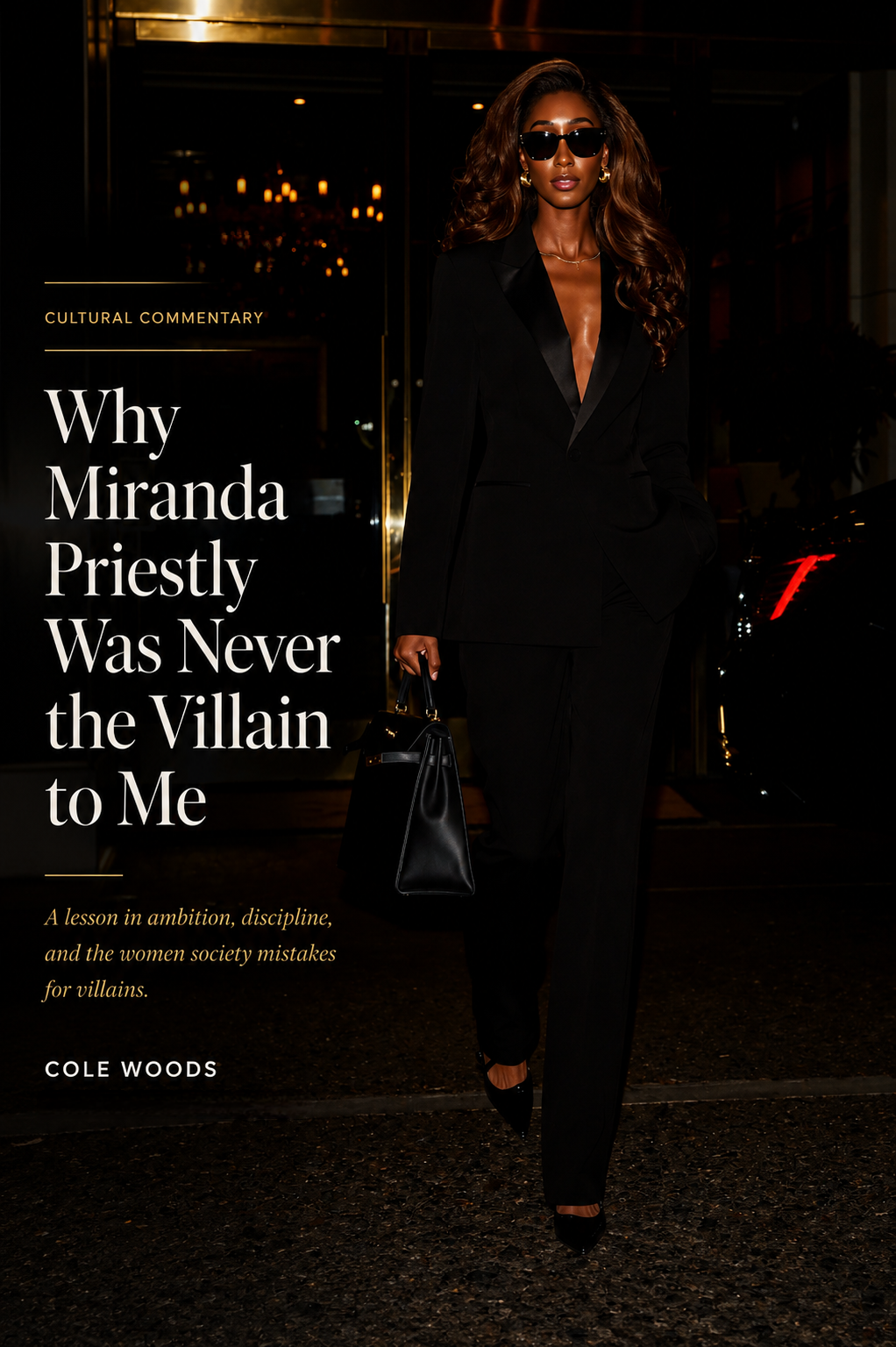 Miranda Priestly — editorial study