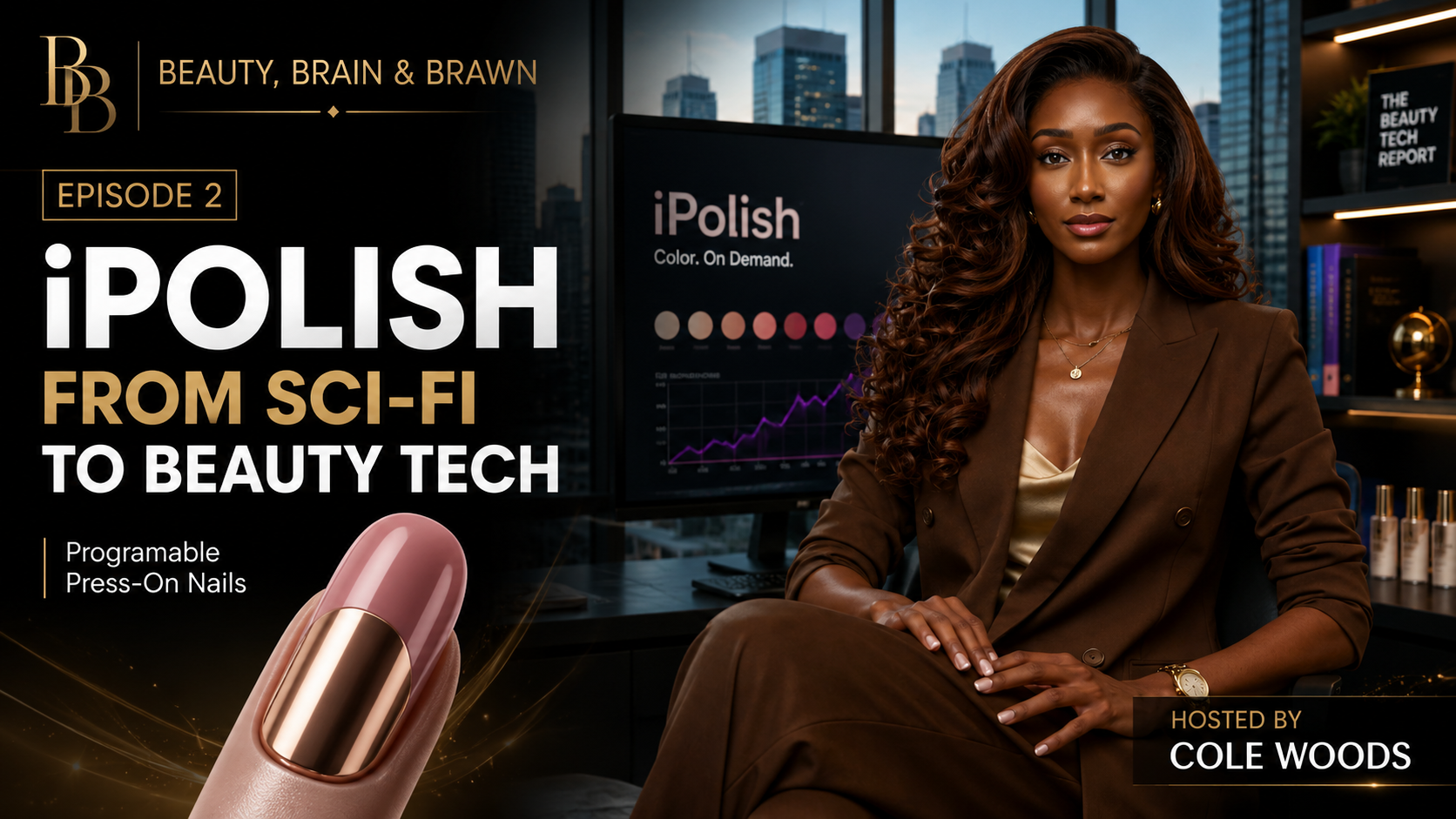 iPolish: From Sci-Fi to Beauty Tech — programmable press-on nails.
