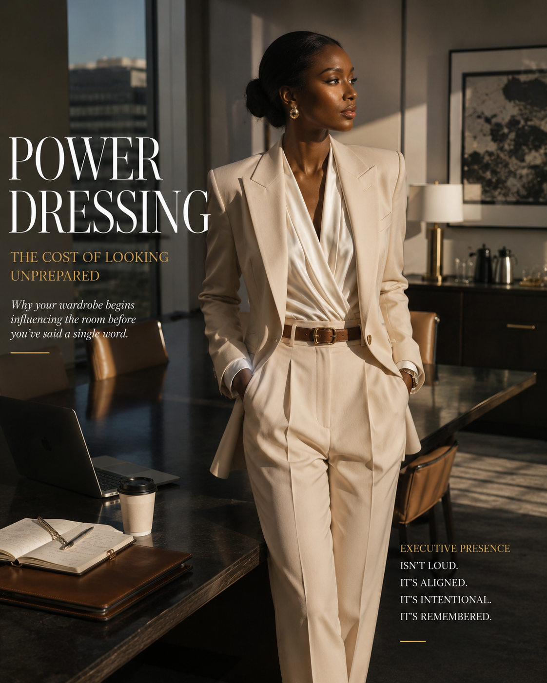 The Cost of Looking Unprepared: Why your wardrobe begins influencing the room before you've said a single word.